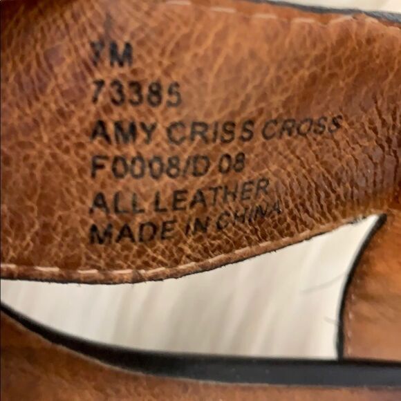 Frye Single Left Shoe Amy Criss Cross Size 7 - Picture 6 of 6